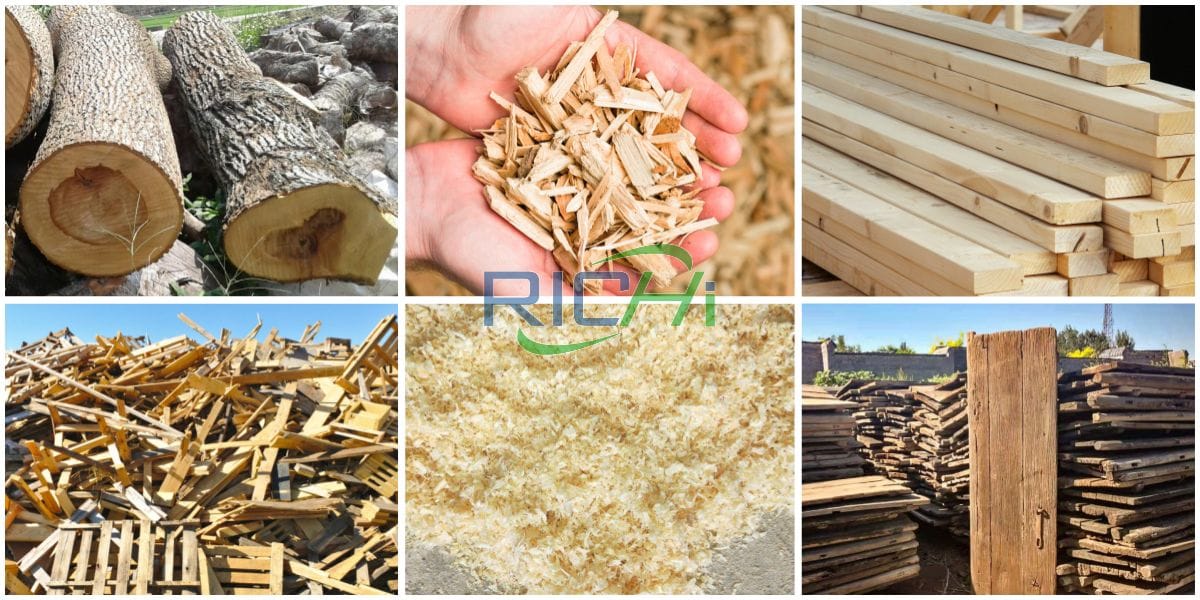 wood pellet materials